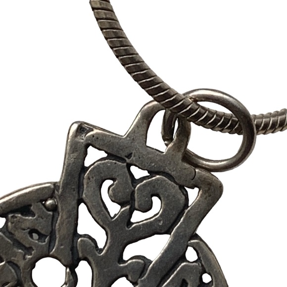 Sterling Silver Celtic Cut Out Cross Unisex Necklace Mens Woman’s Necklace